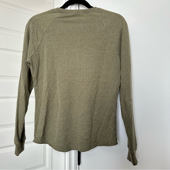 Marine Layer Double Knit Henley in Admiral Green Size XS - Picture 10 of 10